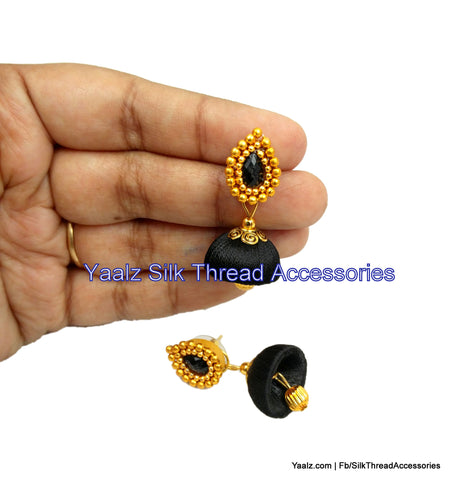 silk thread Grandeur Jumka Collections 