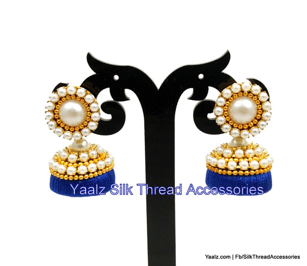 silk thread Grandeur Jumka Collections 