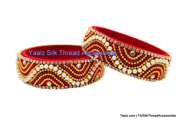 silk thread Single Bangle Collections 
