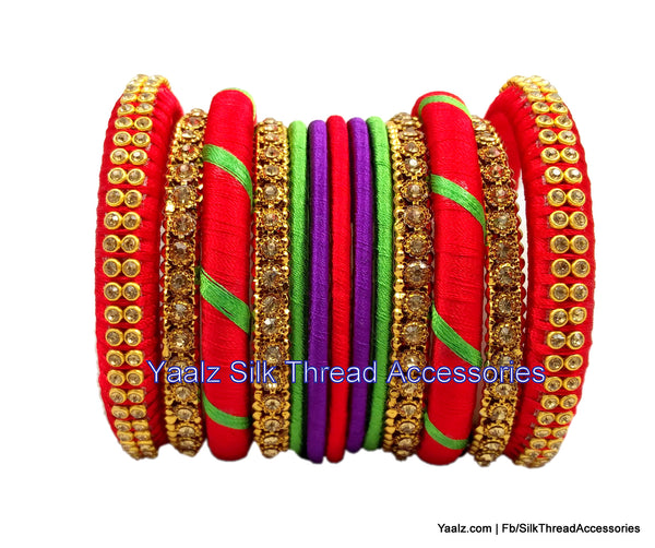 silk thread Grandeur Bangle Collections 
