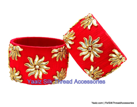silk thread Single Bangle Collections 