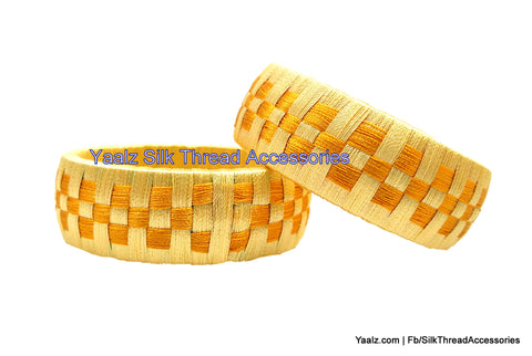 silk thread Checker Bangles 