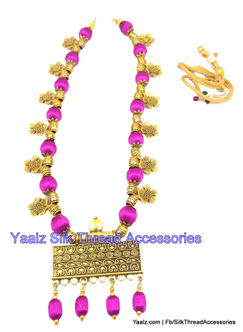 silk thread Necksets 