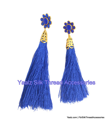 silk thread Grandeur Jumka Collections 