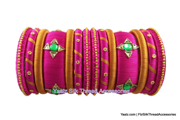 silk thread Grandeur Bangle Collections 