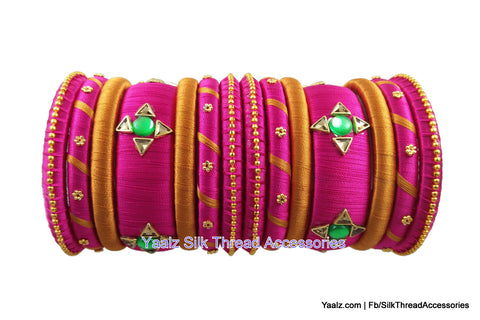 silk thread Grandeur Bangle Collections 
