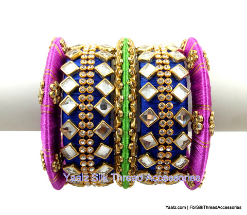 silk thread Grandeur Bangle Collections 