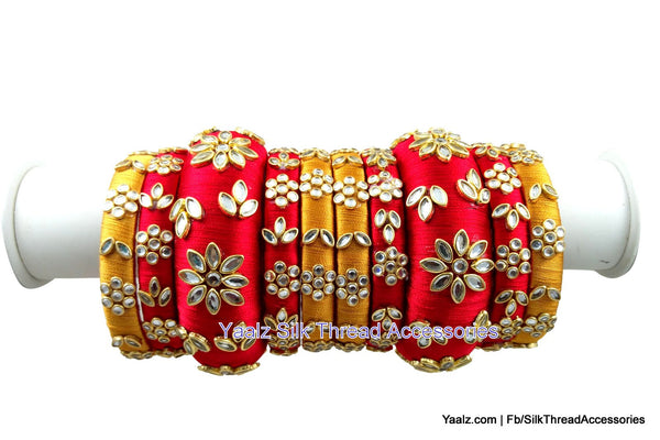 silk thread Grandeur Bangle Collections 