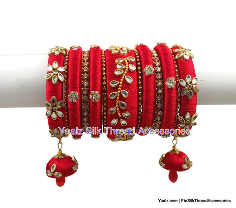 silk thread Grandeur Bangle Collections 