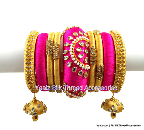 silk thread Grandeur Bangle Collections 
