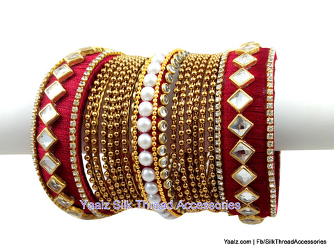 silk thread Grandeur Bangle Collections 