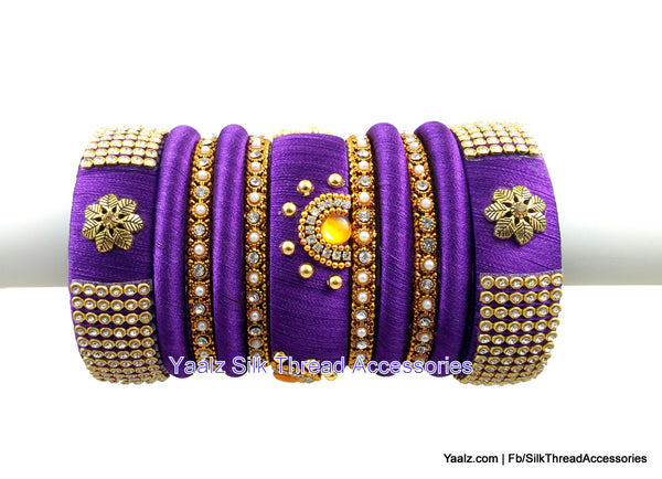 silk thread Grandeur Bangle Collections 
