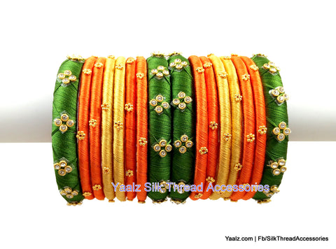 silk thread Grandeur Bangle Collections 