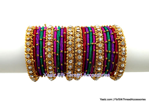 silk thread Grandeur Bangle Collections 