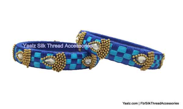 silk thread Single Bangle Collections 