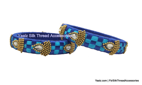 silk thread Single Bangle Collections 
