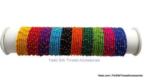 silk thread Grandeur Bangle Collections 
