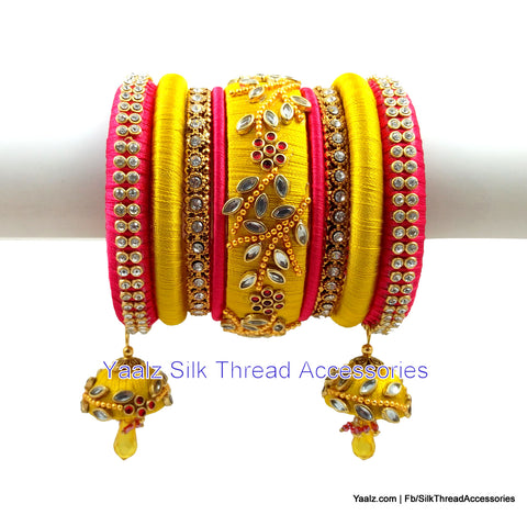 silk thread Grandeur Bangle Collections 