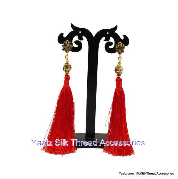 silk thread Grandeur Jumka Collections 