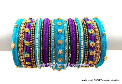 silk thread Grandeur Bangle Collections 