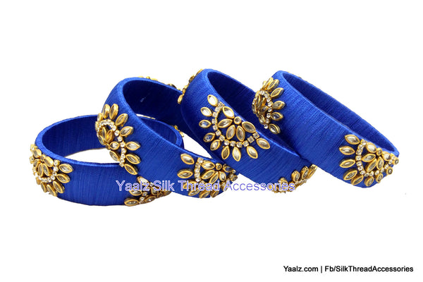 silk thread Single Bangle Collections 