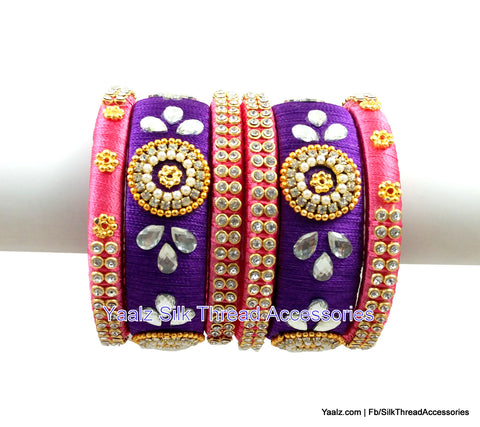silk thread Grandeur Bangle Collections 