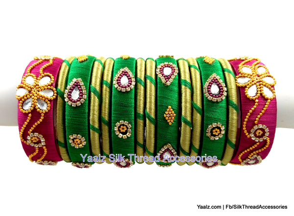 silk thread Grandeur Bangle Collections 