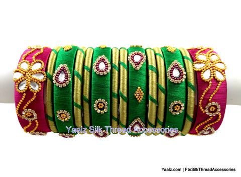 silk thread Grandeur Bangle Collections 