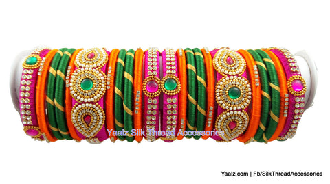 silk thread Grandeur Bangle Collections 