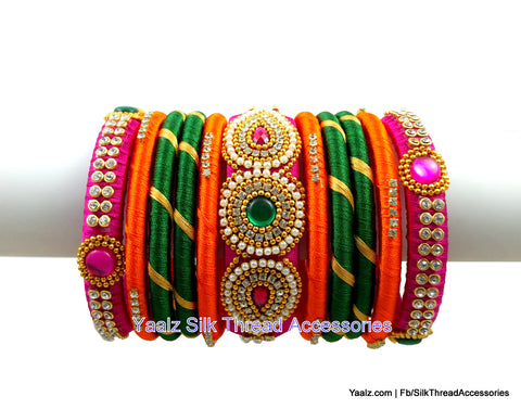 silk thread Grandeur Bangle Collections 
