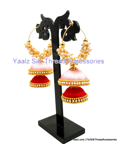 silk thread Grandeur Jumka Collections 