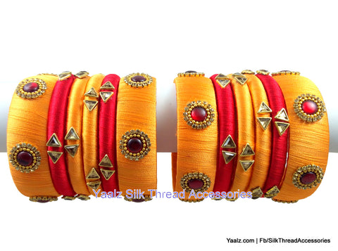 silk thread Grandeur Bangle Collections 