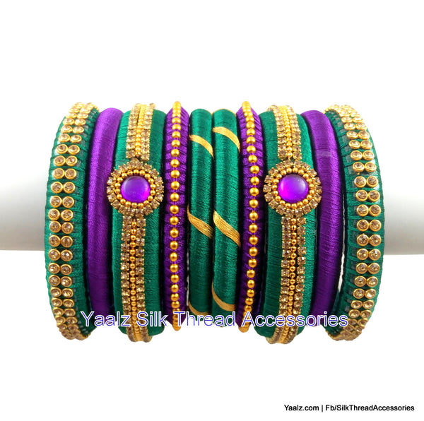 silk thread Grandeur Bangle Collections 