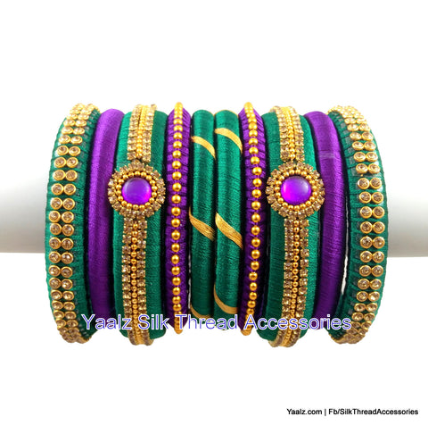 silk thread Grandeur Bangle Collections 