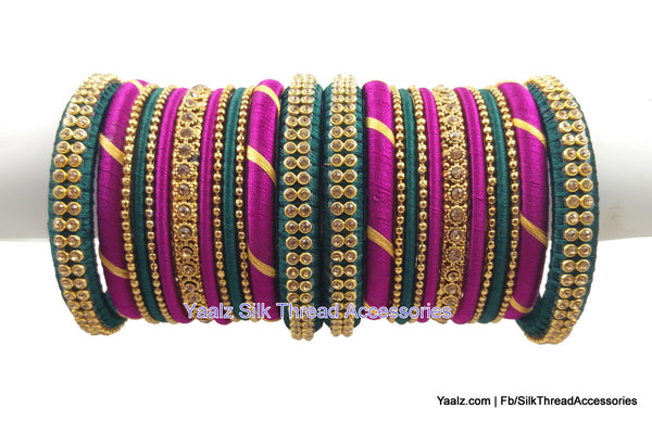 silk thread Grandeur Bangle Collections 