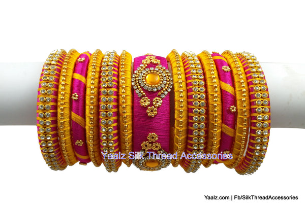 silk thread Grandeur Bangle Collections 