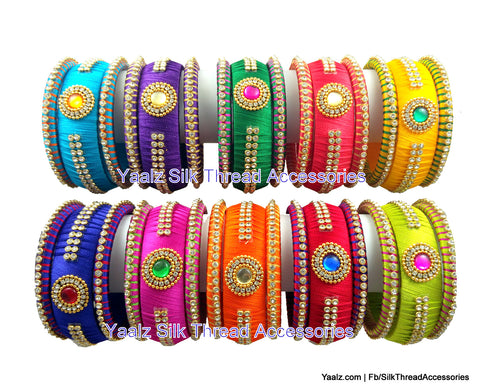 silk thread Grandeur Bangle Collections 