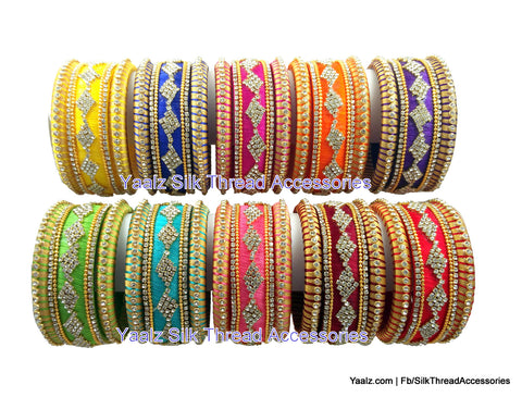 silk thread Grandeur Bangle Collections 
