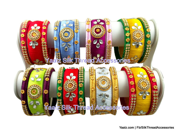 silk thread Grandeur Bangle Collections 