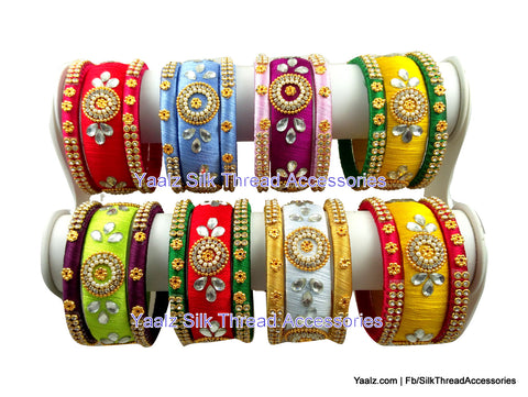 silk thread Grandeur Bangle Collections 