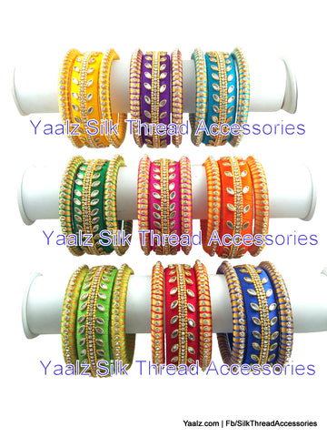 silk thread Grandeur Bangle Collections 