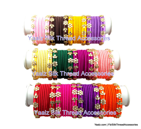 silk thread Grandeur Bangle Collections 