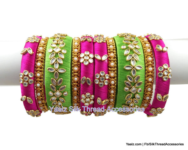 silk thread Grandeur Bangle Collections 
