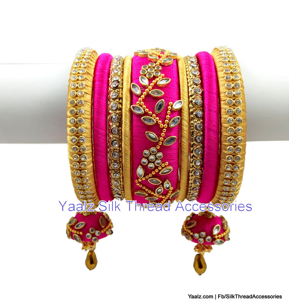 silk thread Grandeur Bangle Collections 