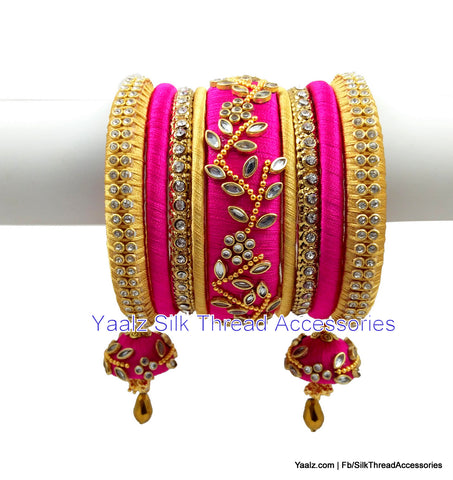 silk thread Grandeur Bangle Collections 