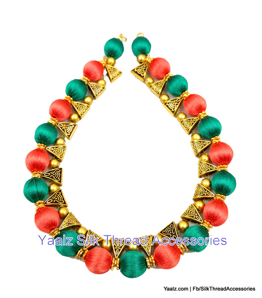 silk thread Necksets 