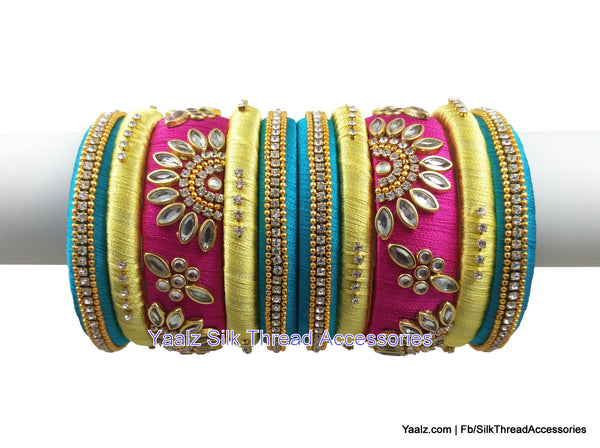 silk thread Grandeur Bangle Collections 