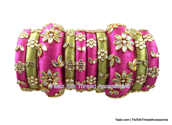 silk thread Grandeur Bangle Collections 