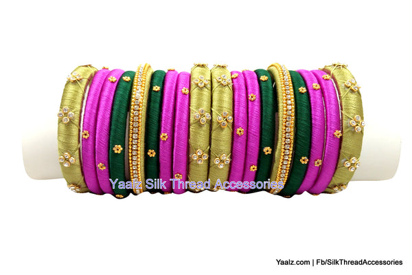 silk thread Grandeur Bangle Collections 