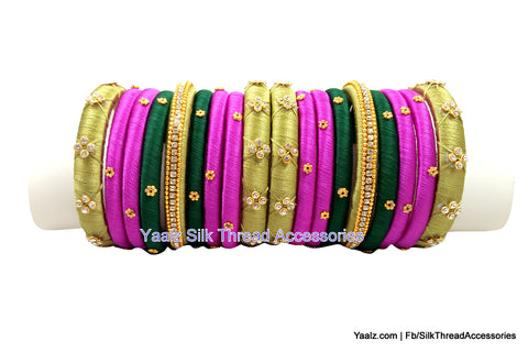 silk thread Grandeur Bangle Collections 